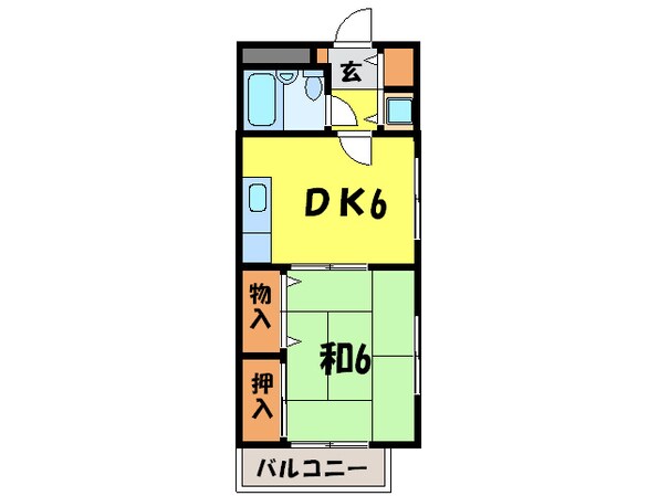 メゾンドセイゲツの物件間取画像